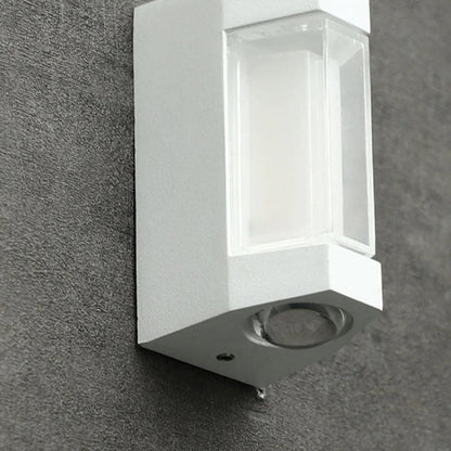Lámpara de pared exterior impermeable de metal con LED