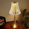Table Lamp with Crystal Shade and Touch Control
