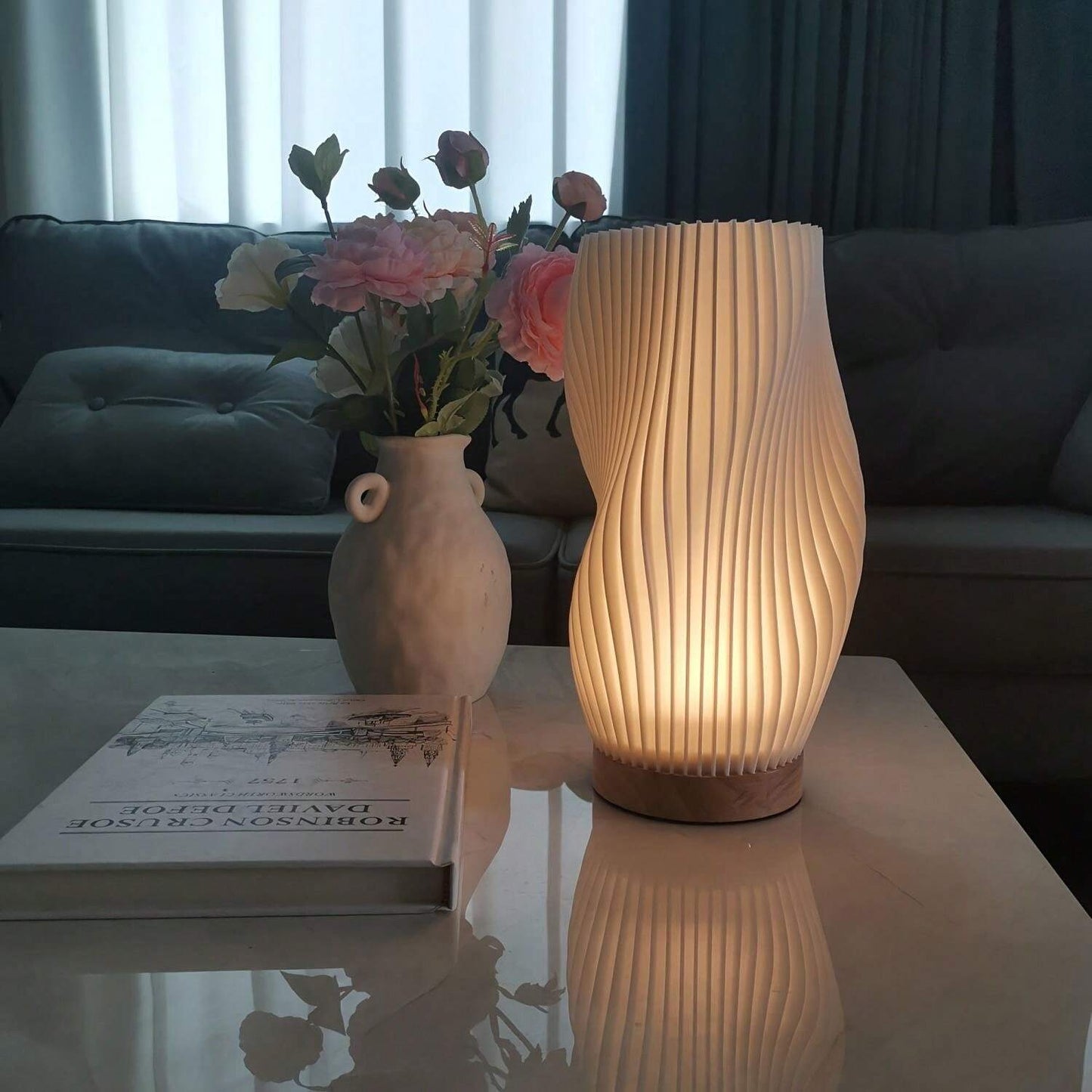 Table Lamp Modern USB Dimmable Light