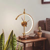 Table Lamp with Wireless Charger and Clock