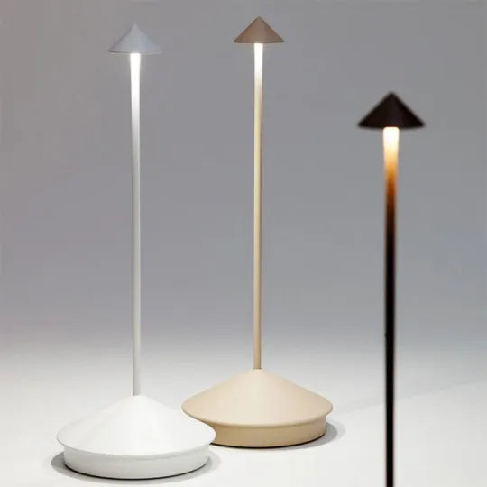 Lámpara de mesa LED con diseño de aluminio regulable