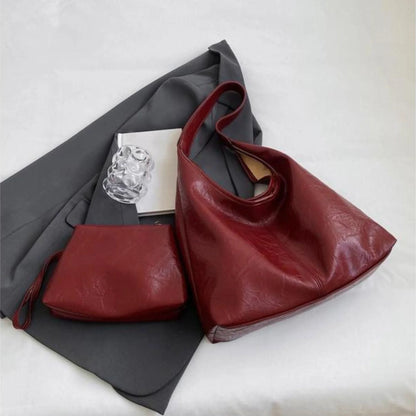 Leather Tote Bag for Women - Heike