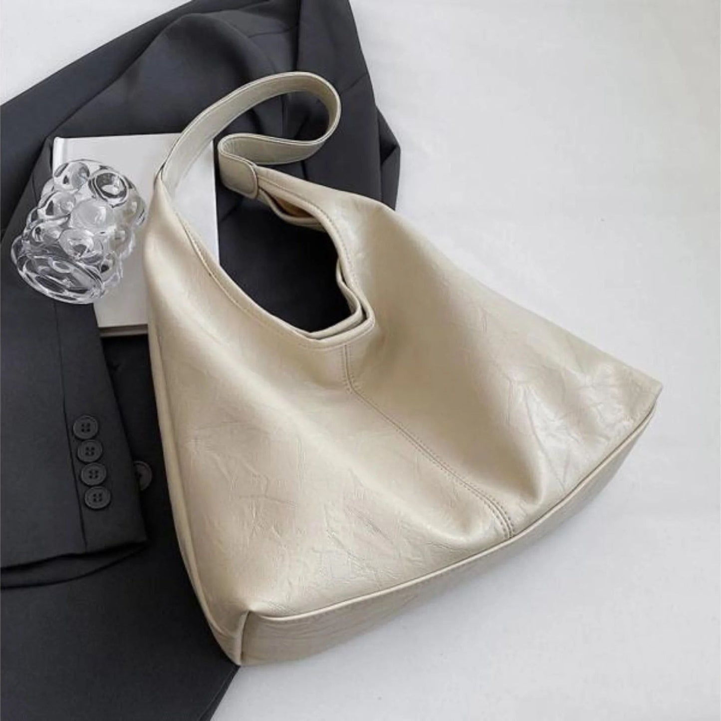 Leather Tote Bag for Women - Heike