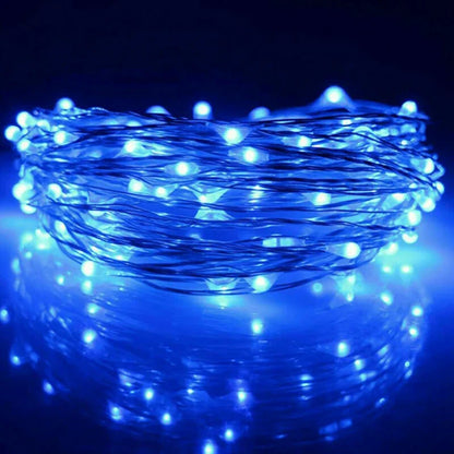 Luces de hadas para decoraciones navideñas interiores y exteriores