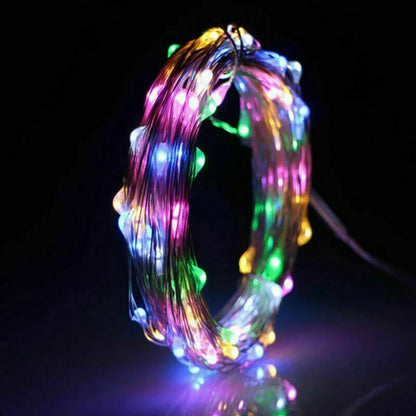 Luces de hadas para decoraciones navideñas interiores y exteriores