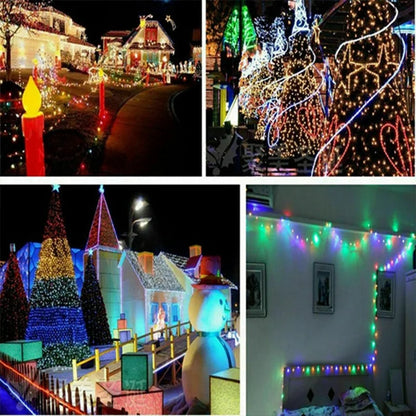 Luces de hadas para decoraciones navideñas interiores y exteriores