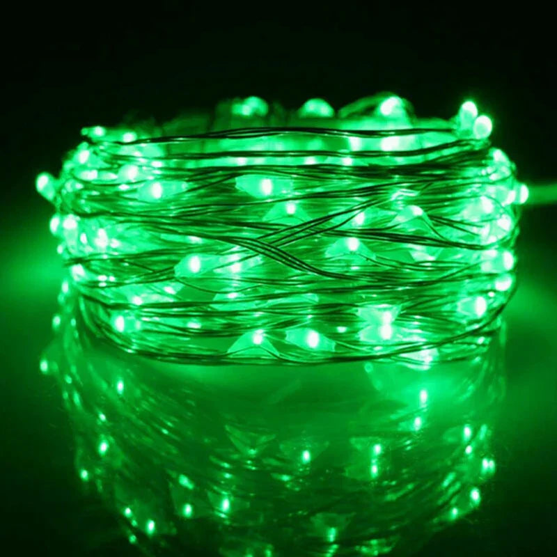 Luces de hadas para decoraciones navideñas interiores y exteriores
