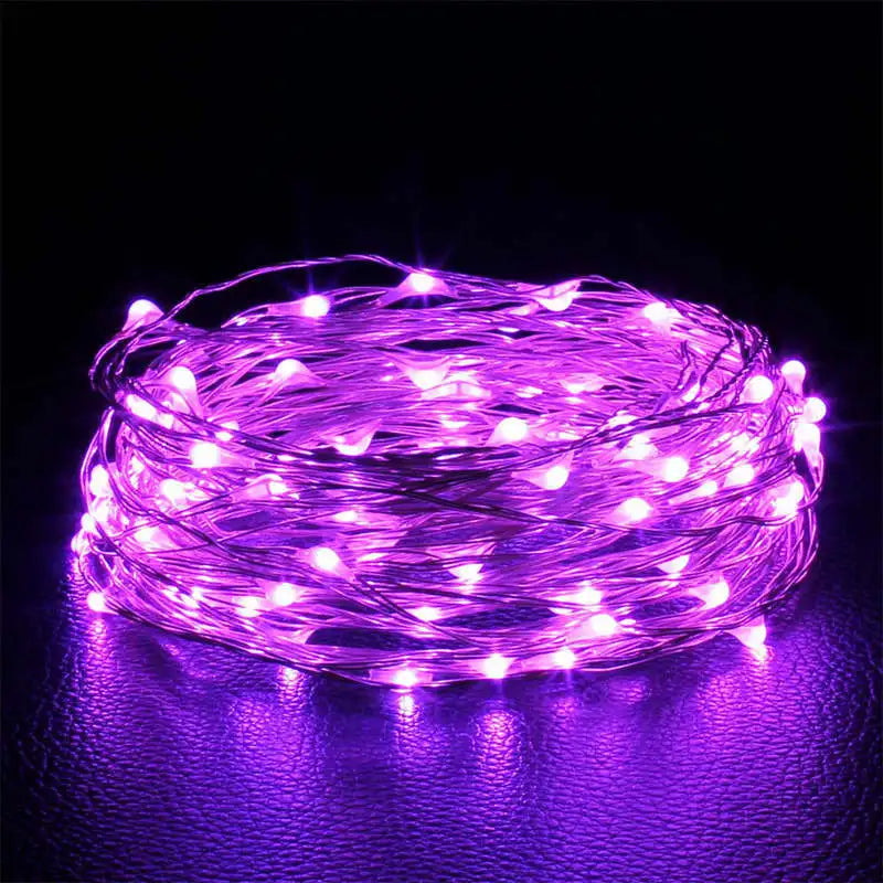 Luces de hadas para decoraciones navideñas interiores y exteriores