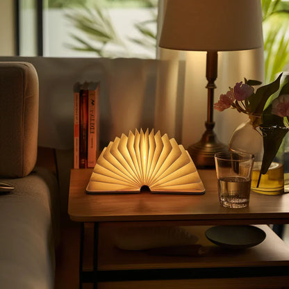 Lámpara de mesa plegable con luz LED para lectura diseño
