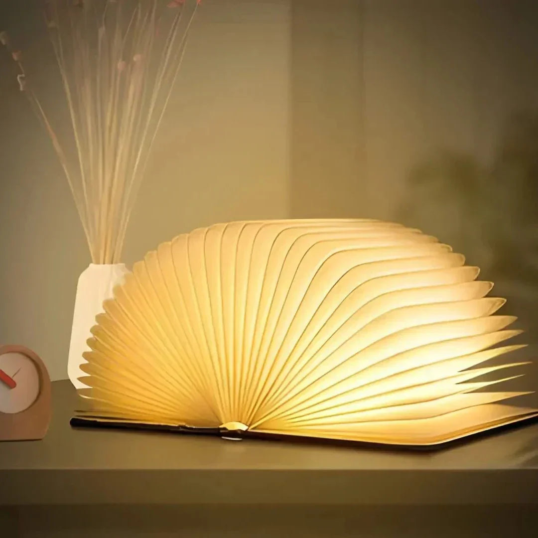 Lámpara de mesa plegable con luz LED para lectura diseño