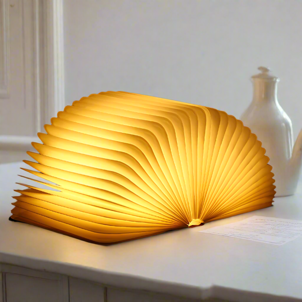Lámpara de mesa plegable con luz LED para lectura diseño