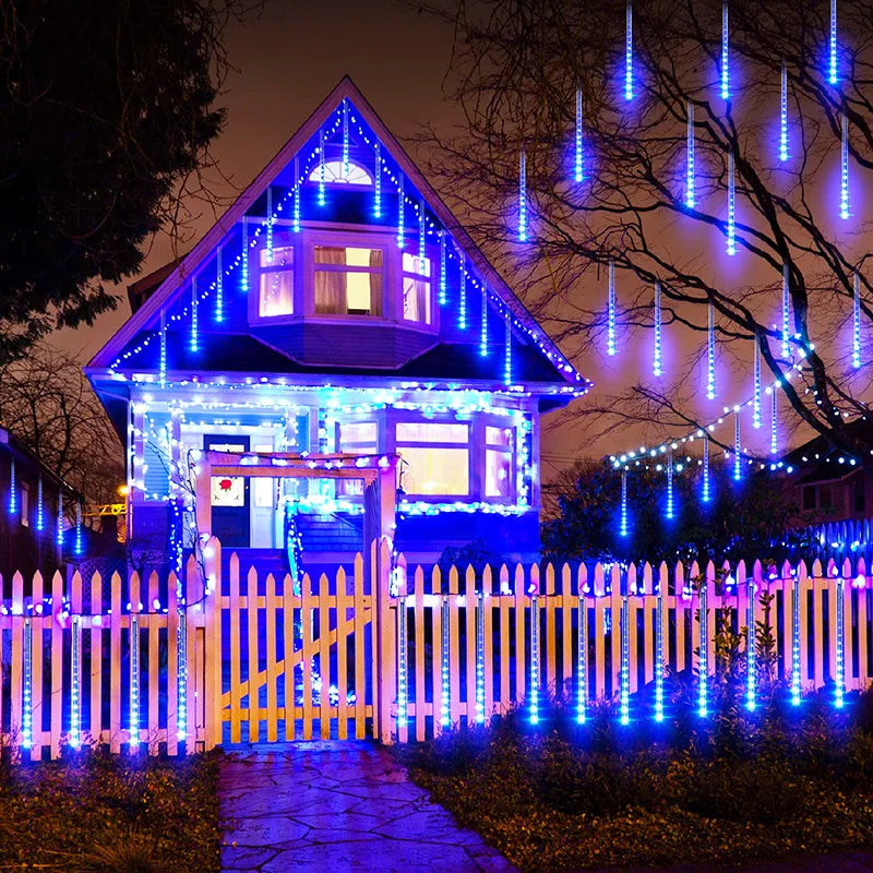 Luces de Navidad LED Decoración de Jardín Meteorito