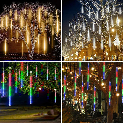 Luces de Navidad LED Decoración de Jardín Meteorito