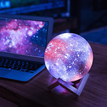 Lámpara Galaxia con luz LED y control táctil