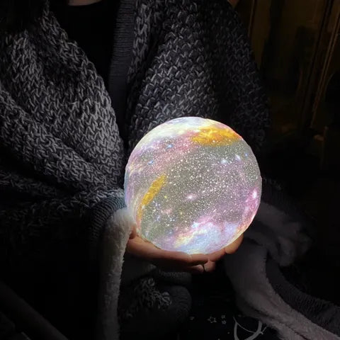 Lámpara Galaxia con luz LED y control táctil