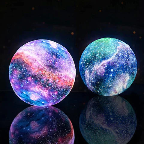 Lámpara Galaxia con luz LED y control táctil
