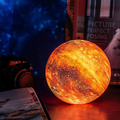 Lámpara Galaxia con luz LED y control táctil