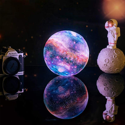 Lámpara Galaxia con luz LED y control táctil