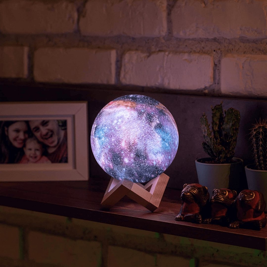 Lámpara Galaxia con luz LED y control táctil