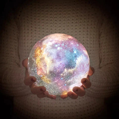 Lámpara Galaxia con luz LED y control táctil