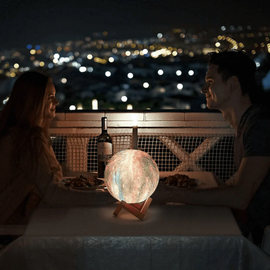 Lámpara Galaxia con luz LED y control táctil