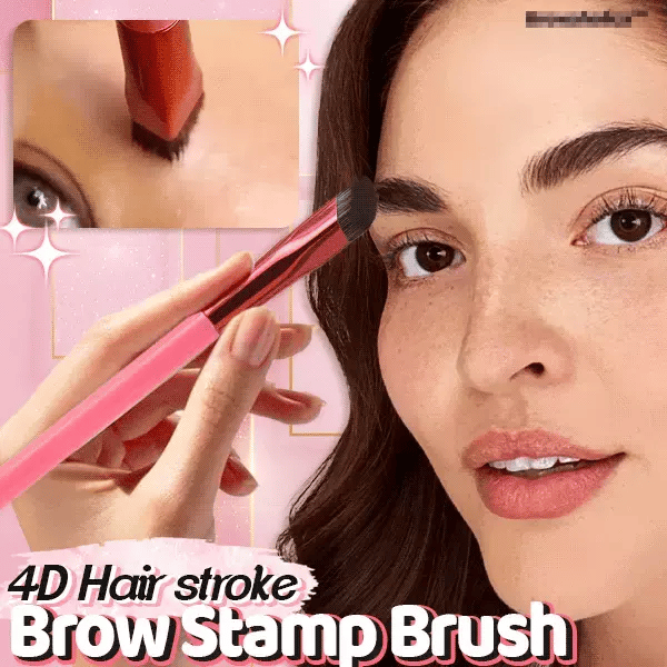 Sello y Cepillo para Cejas con Línea de Cabello 4D (1+1 GRATIS)