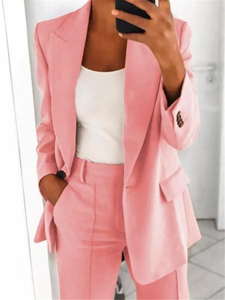 Conjunto completo Eva con blazer y pantalones