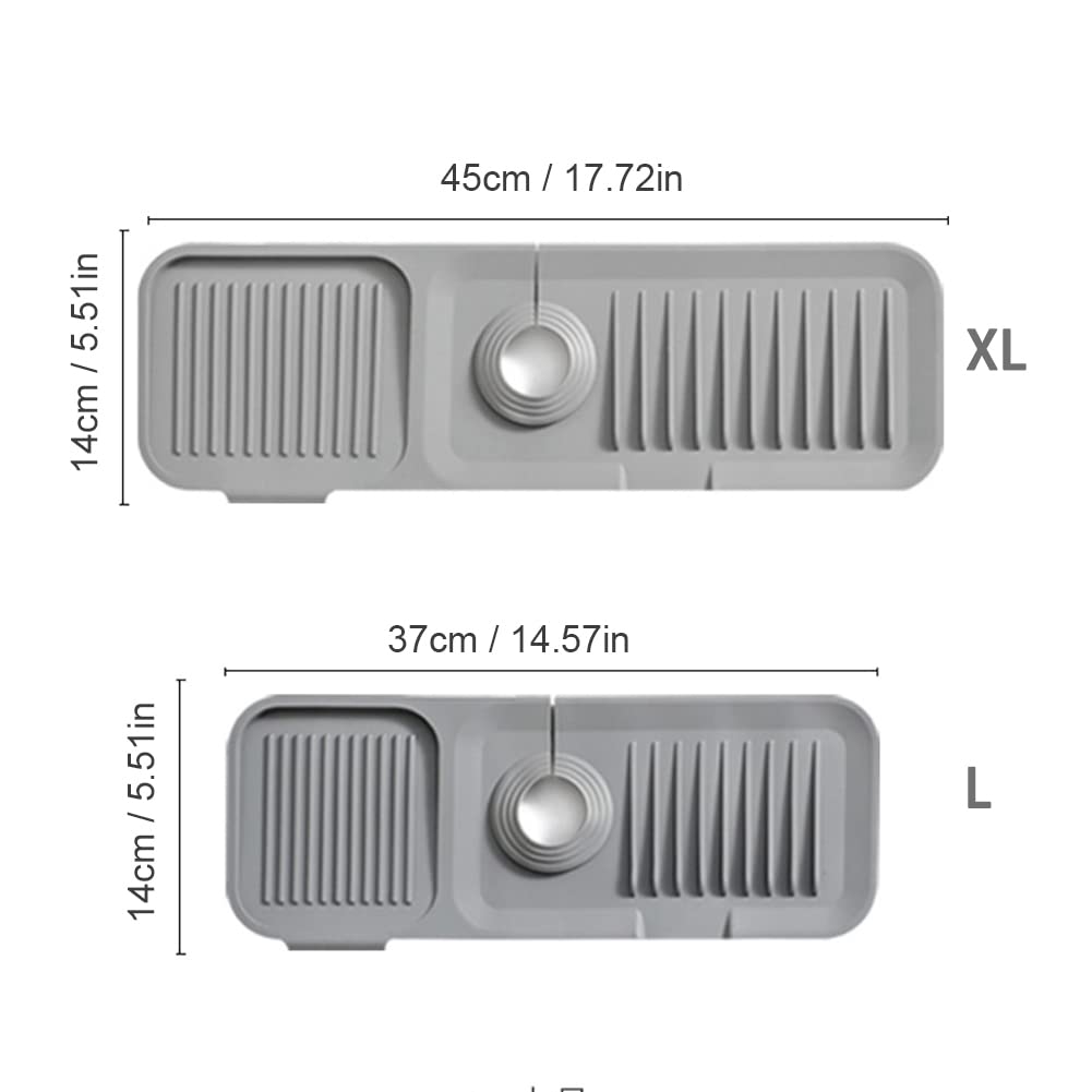 Protector contra salpicaduras AquaShield para fregadero | Protector de silicona para fregadero de cocina