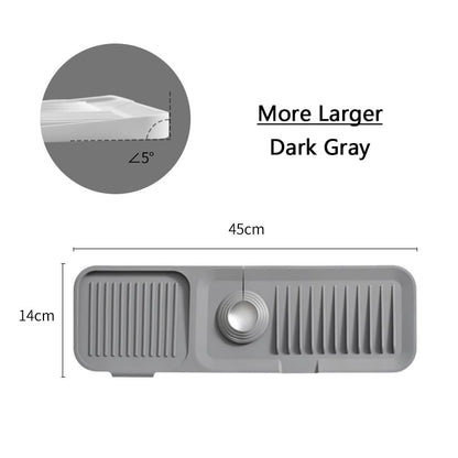 Protector contra salpicaduras AquaShield para fregadero | Protector de silicona para fregadero de cocina