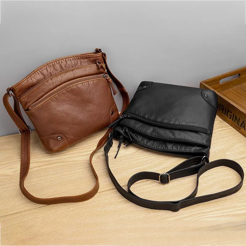 Bolso de Hombro de Cuero - Idelle