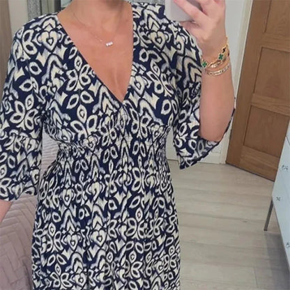 Vestido cómodo para unas vacaciones en la playa