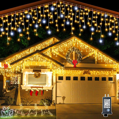 Luces de decoración navideña LED para exteriores