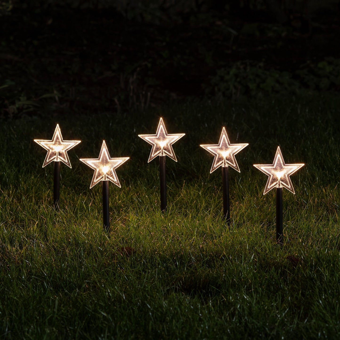 Luces de Estaca de Jardín con Estrella para Decoraciones Navideñas