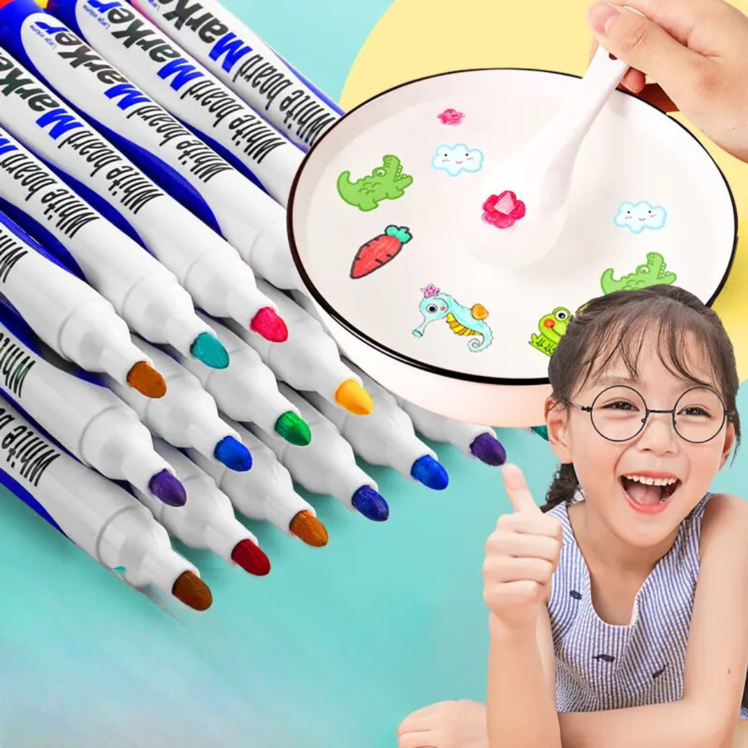 Water Drawing Washable Colour Marker Pens