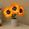 Lámpara de mesa girasol LED USB recargable
