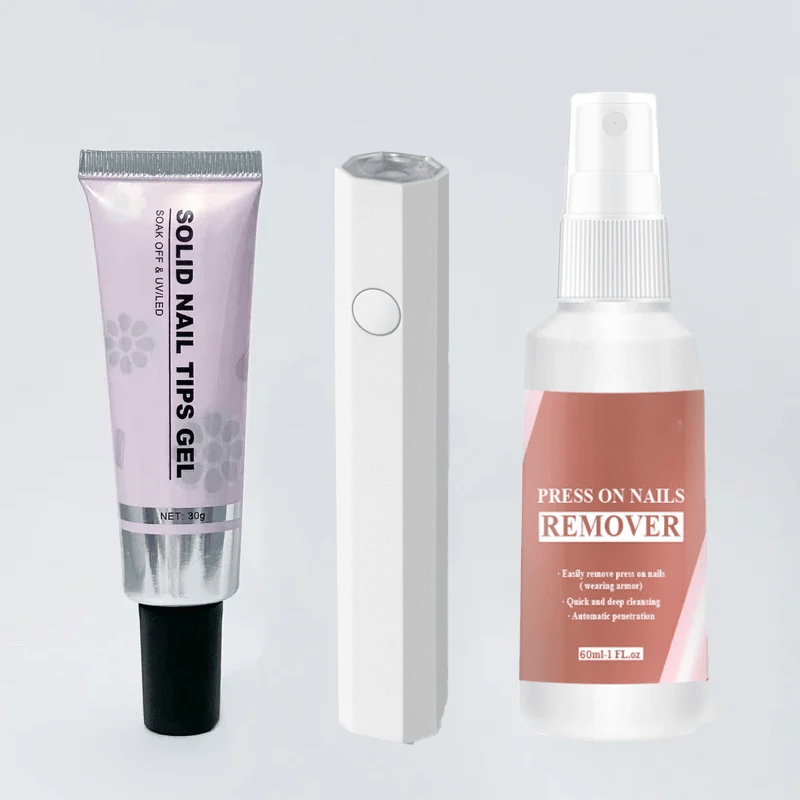Kit de arte de uñas 3 en 1 | Consigue uñas perfectas de salón que duran semanas