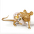 Golden Reclining Mouse