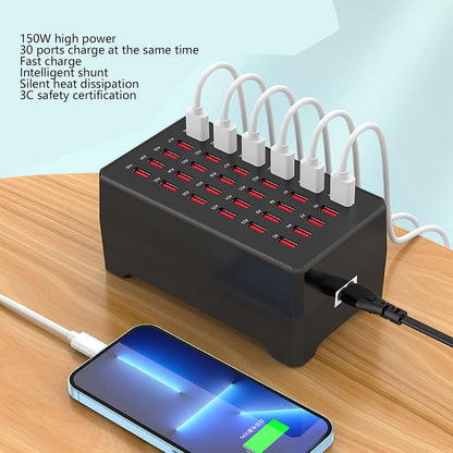 Estación de carga de escritorio USB multi-puerto
