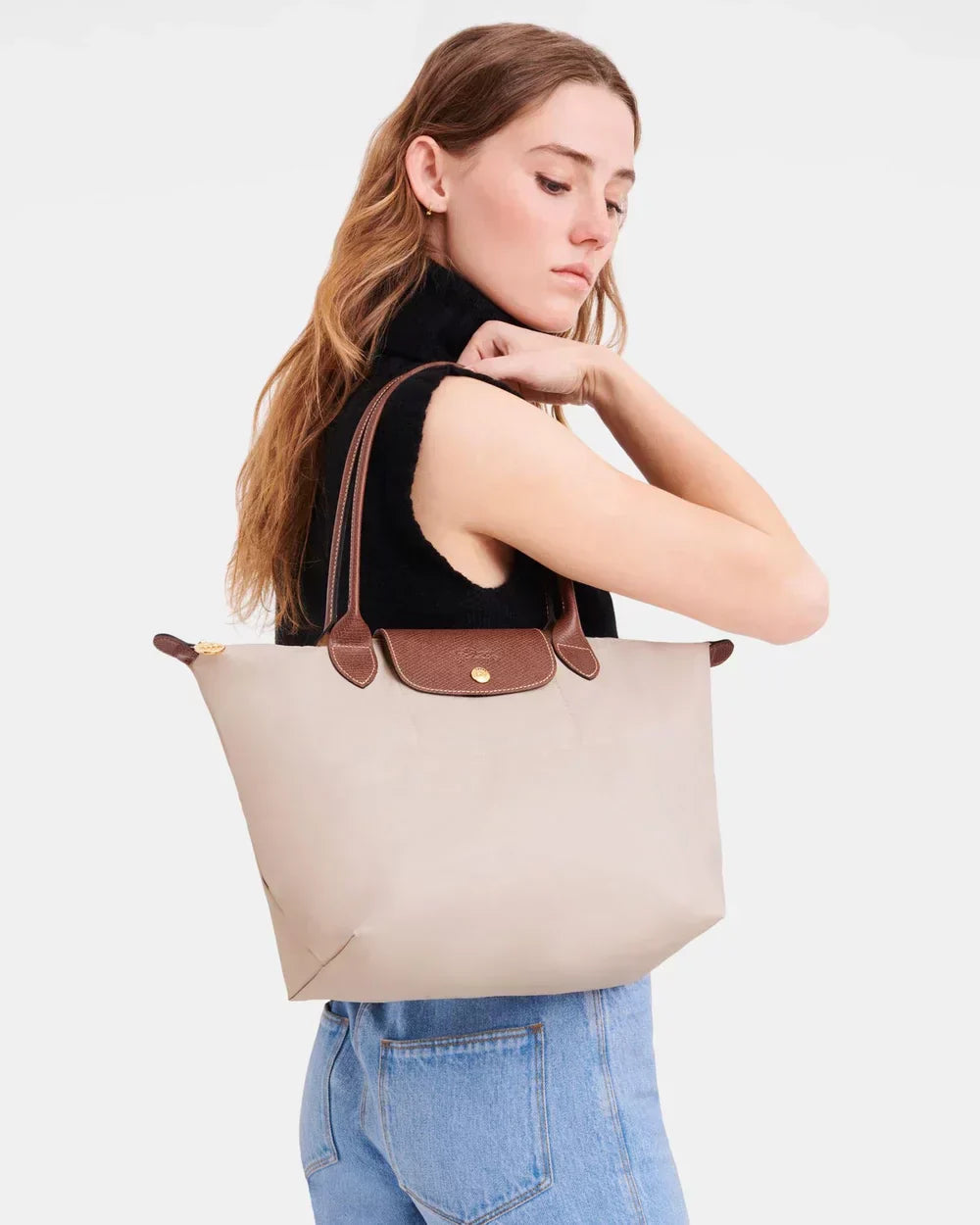 Carmela - Borsa tote classica Le Pliage in tela