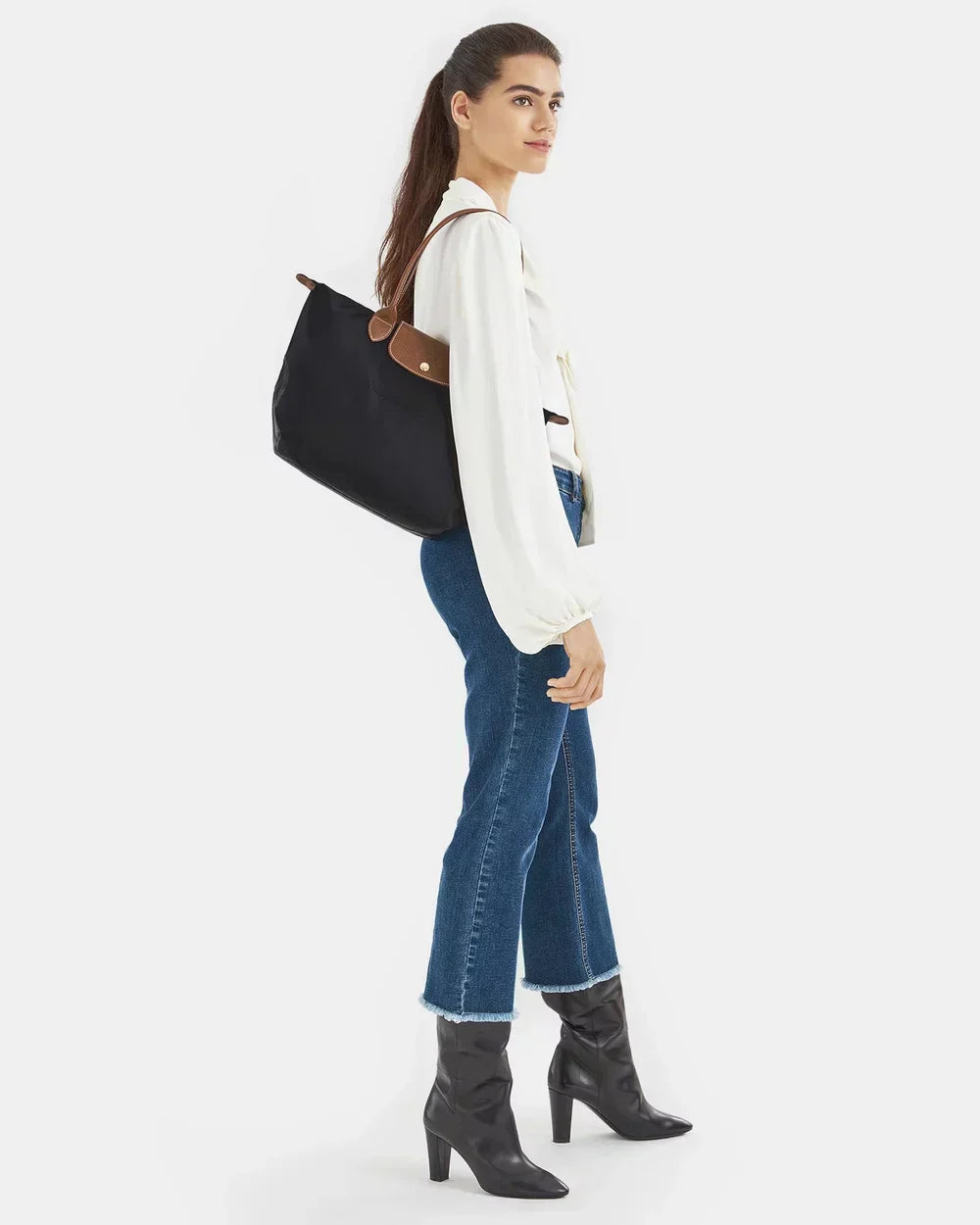 Carmela - Borsa tote classica Le Pliage in tela