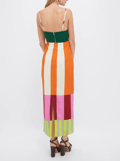 Wyleen | Vestido Largo Floral con Ajuste Cruzado para Días Soleados