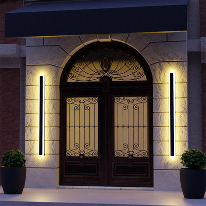Modernas luces de pared LED barra delgada