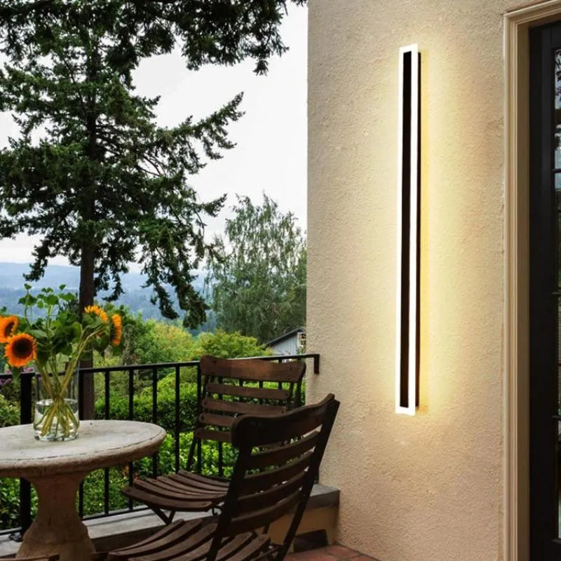 Modernas luces de pared LED barra delgada