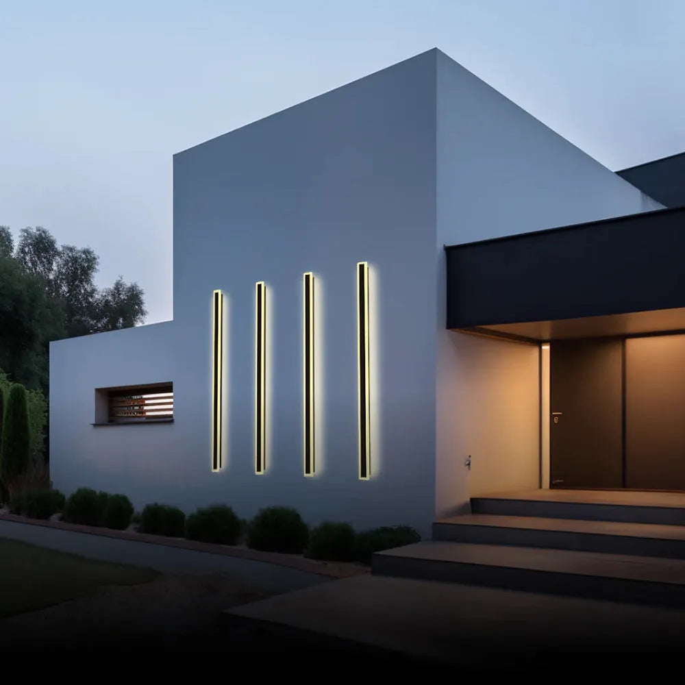 Modernas luces de pared LED barra delgada
