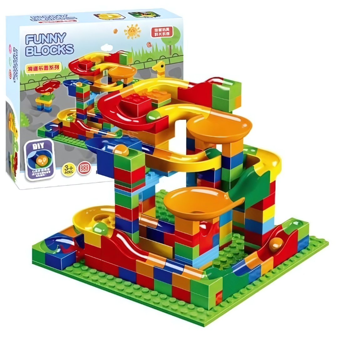 Kids Toys Marble Run Building Set