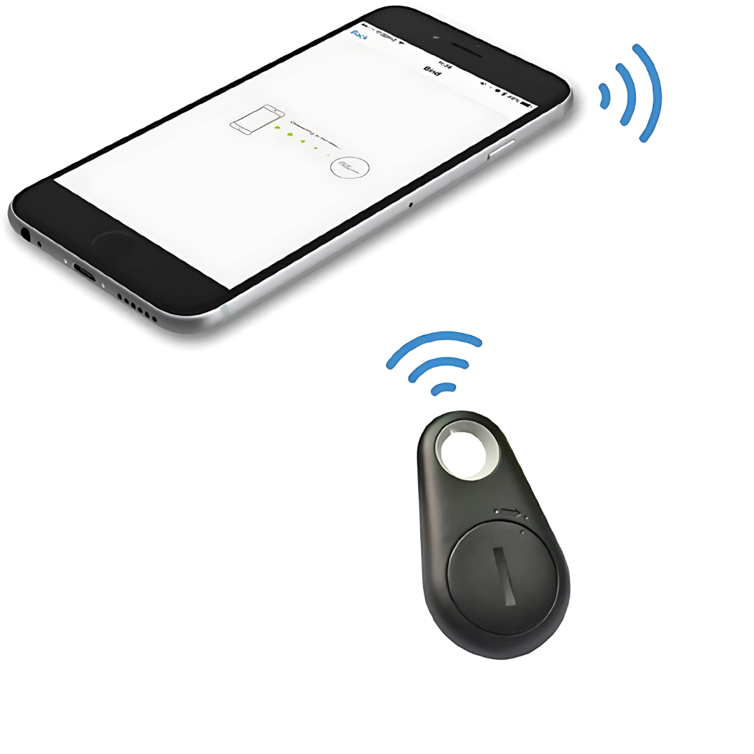 Rastreador GPS Compacto Buscador de Llaves de Goma