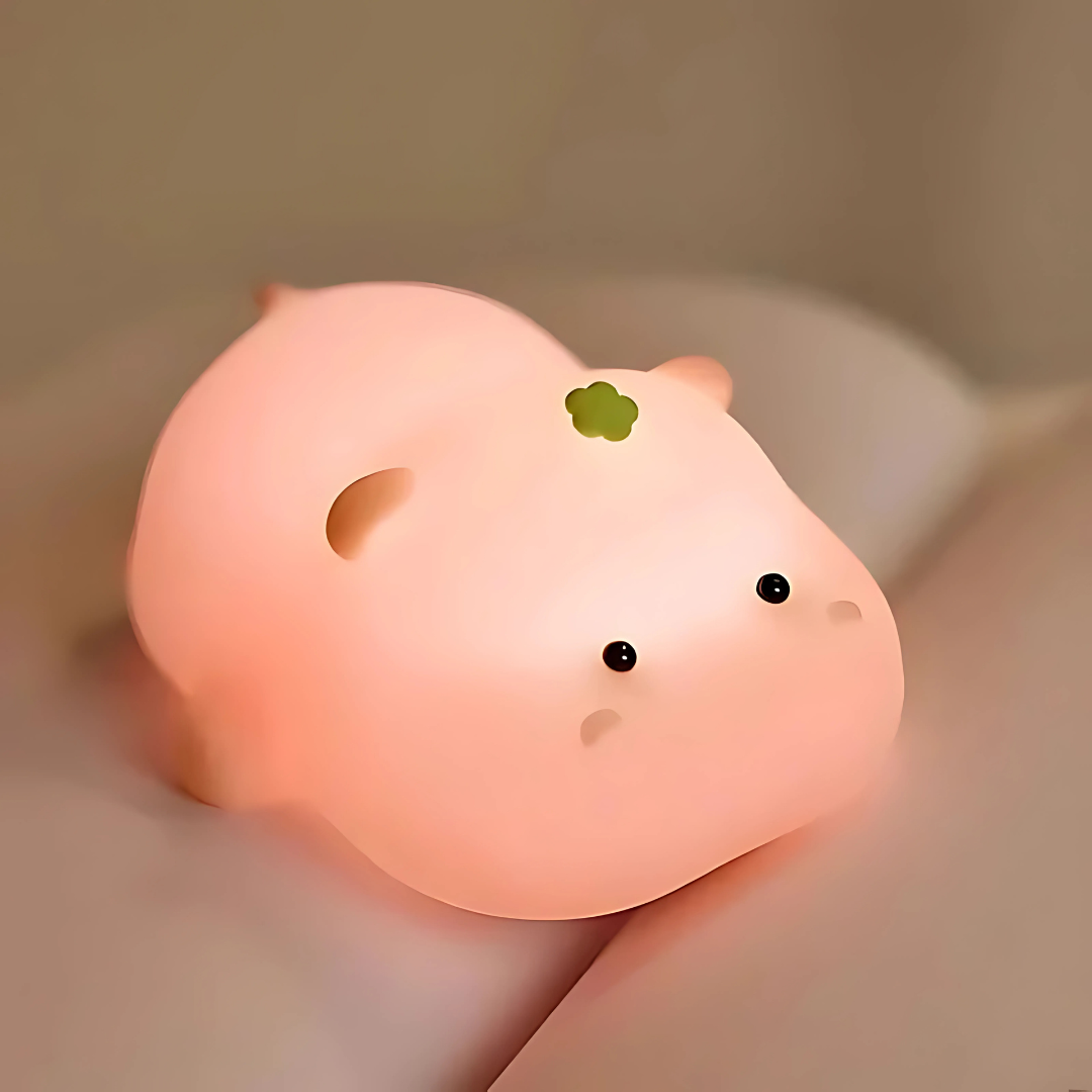 Lámpara nocturna de silicona con animalito lindo