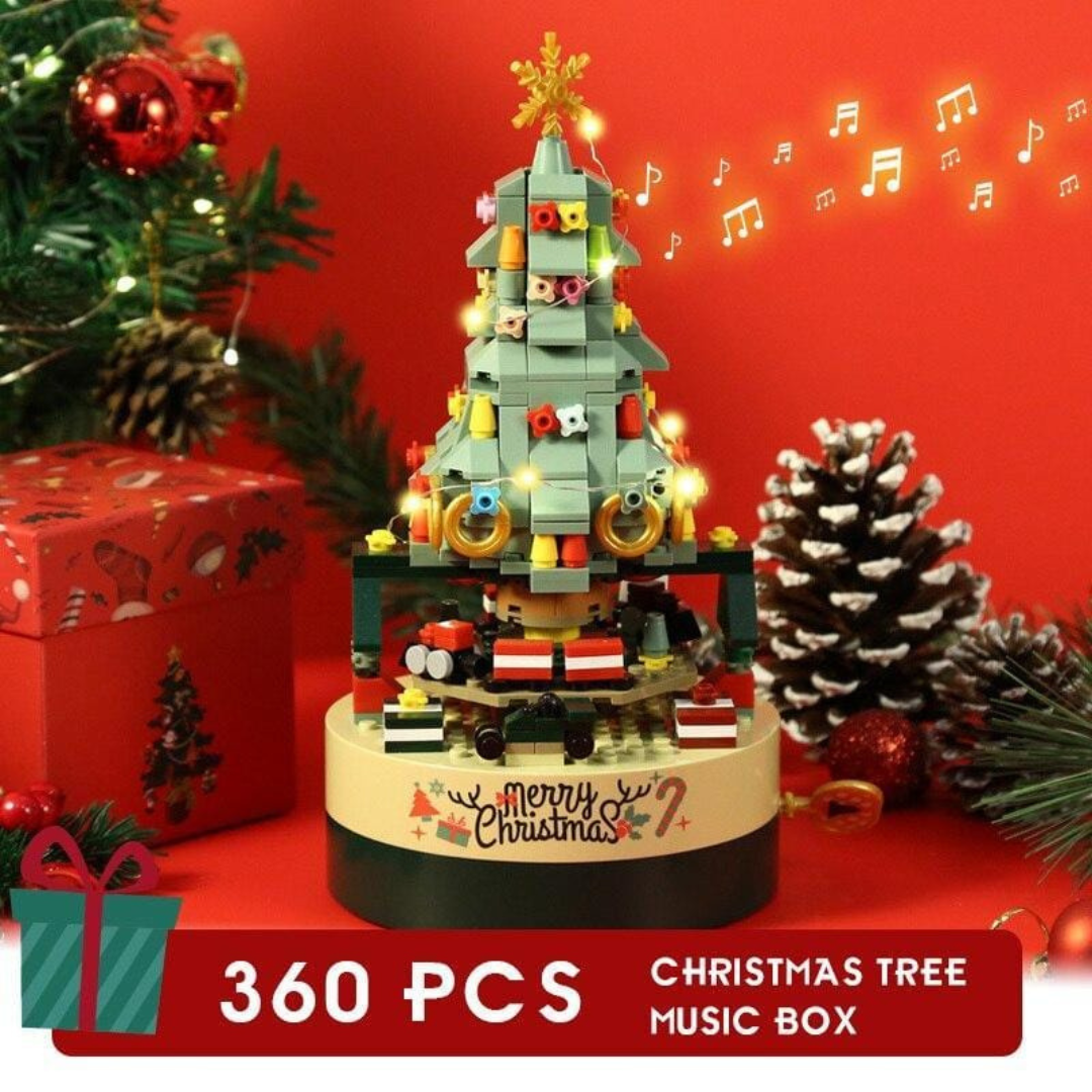 Decoraciones de Navidad Bloques de Construcción para Árbol DIY
