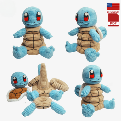 Paquete de patrones de juguetes de crochet Guía para principiantes