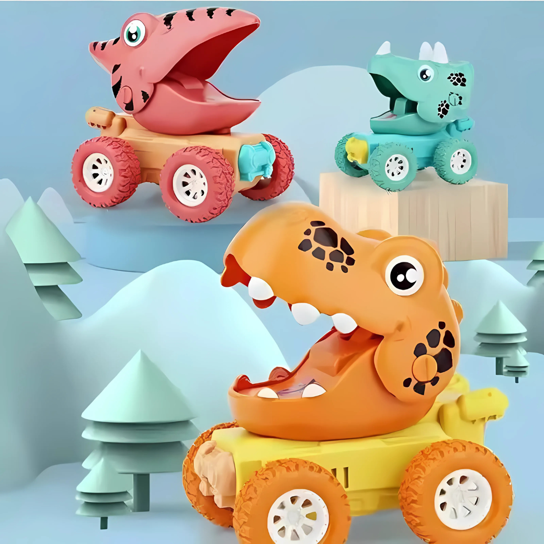 Juguetes de dinosaurios para niños Set de camiones monstruo